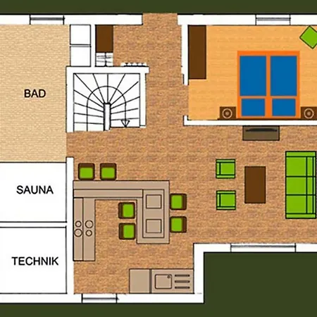 Rubin Mit Sauna Und Kamin, Reetdachhaus Am Walde